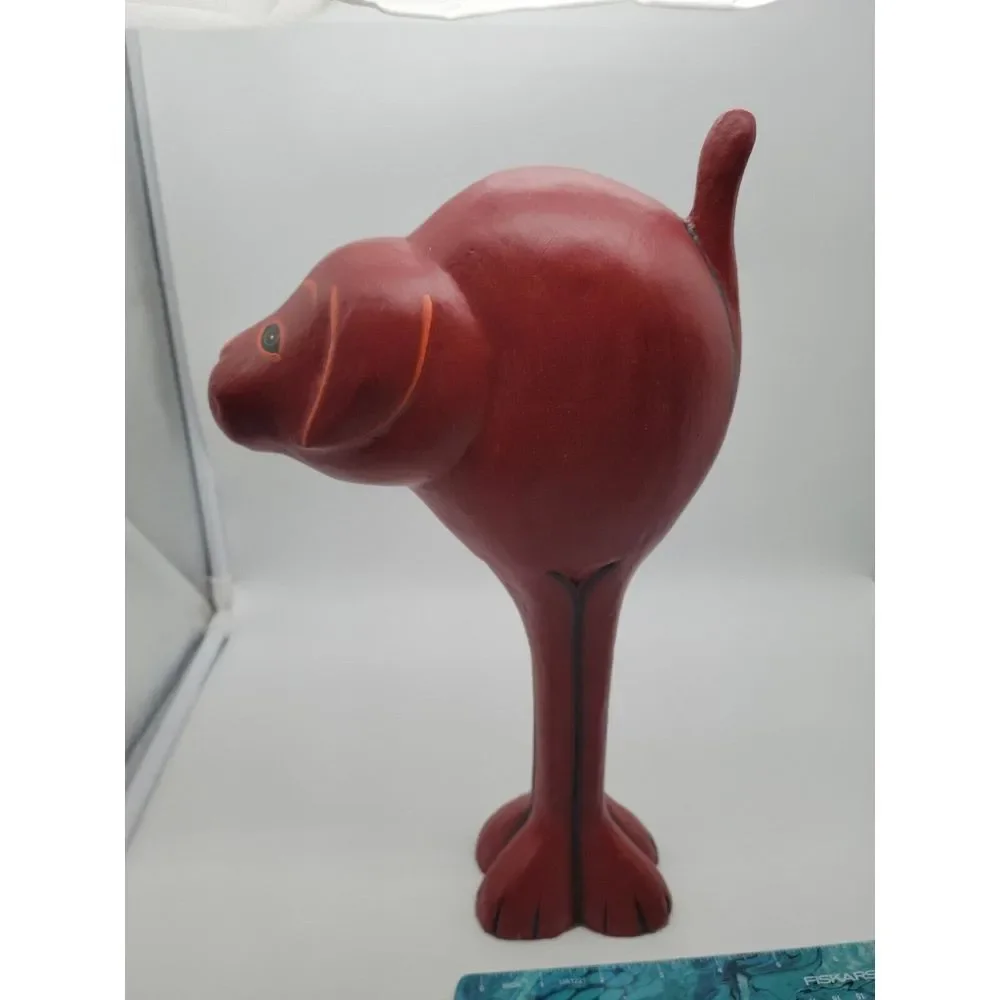 MCM Dog Figurine Brown Tan 9
